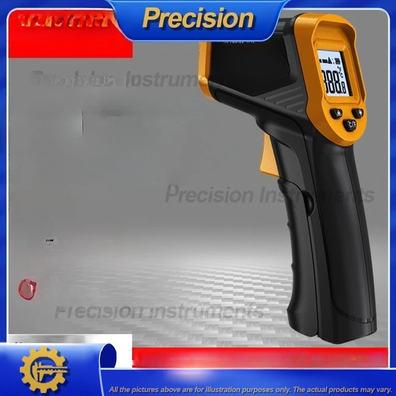 2026 Digital Infrared Thermometer for Kitchen Cooking Oil Milk Baking Grilling Food Temperature Gun with LCD Display Fast