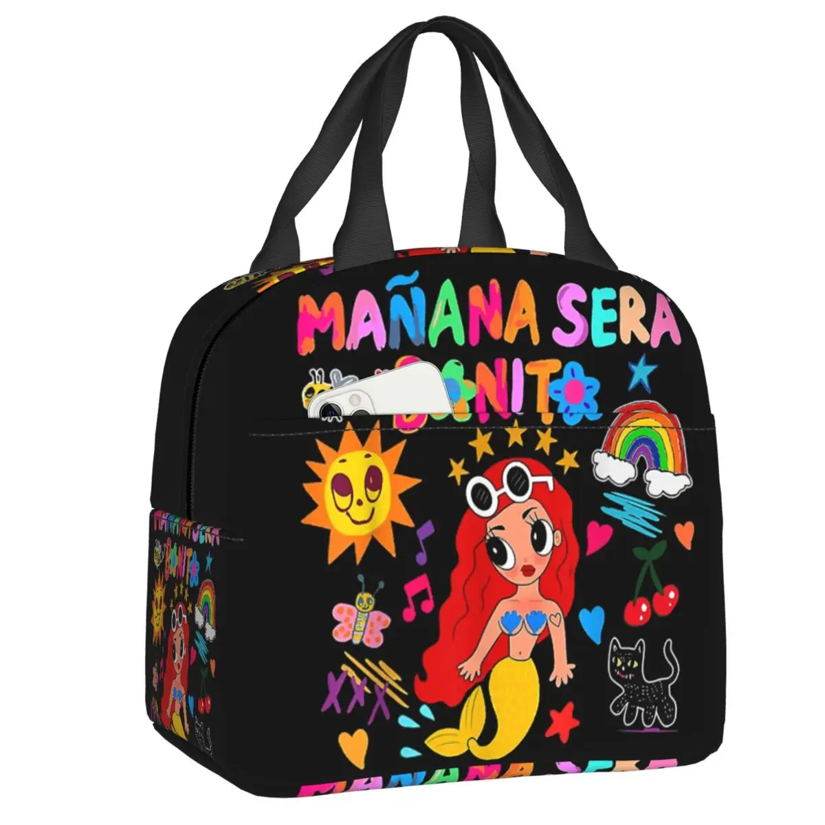 Custom Manana Sera Bonito Colombian Singer Karol G Insulated Lunch Bag for Women Leakproof Thermal Cooler Lunch Box Travel