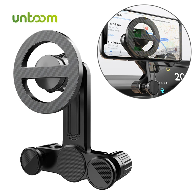 

Держатель для телефона Untoom для экрана Tesla, магнитное крепление Magsafe, подставка для телефона с сильным магнитом для iPhone серий 17, 16, 15
