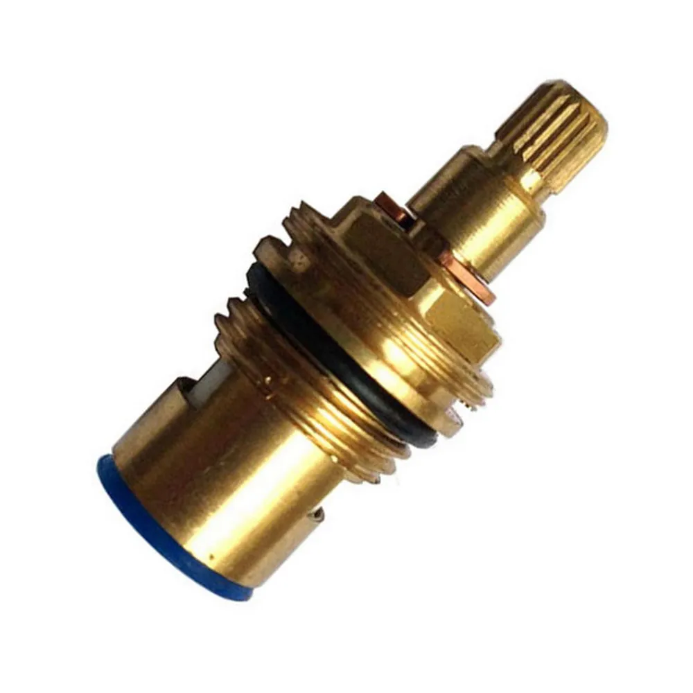 Replacement Brass Quarter Turn Tap Valve Ceramic Disc Cartridge 20 teeth (Cold  Anti-Clockwise) Lba501