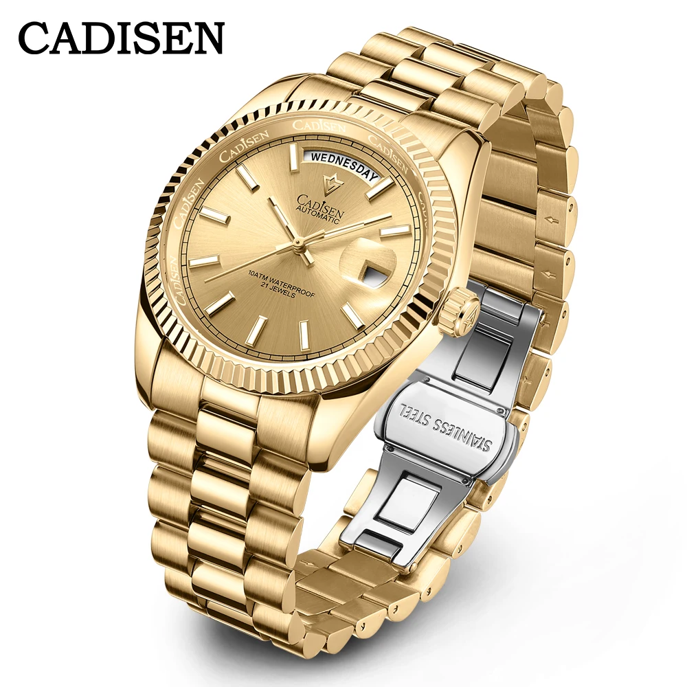 CADISEN DD40 Mannen Horloges Luxe Automatisch Horloge Mannen AR Saffierglas Mechanisch Horloge Mannen 10 Bar MIYOTA 8285 Movt 2023 Nieuwe