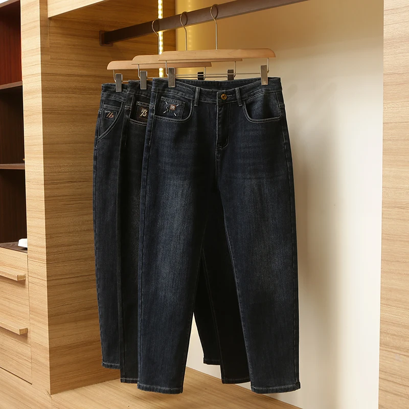 

Men's Casual Straight Leg Jeans Fall 2025 New Faion Versatile Long Pants Breathable Comfortable Non-Sinking mid Waist