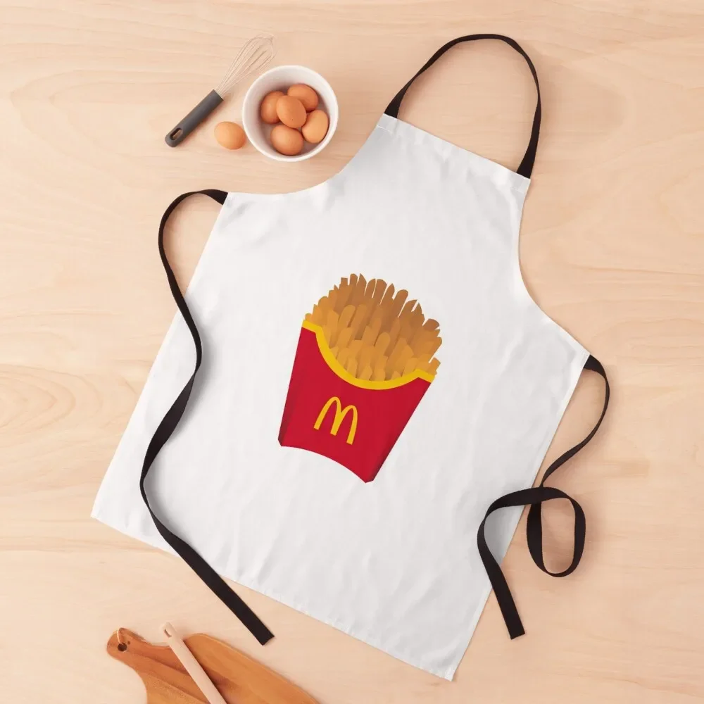 Mcdo fries Apron For Hairdresser Chef Uniform For Men Kitchen For Man Kitchen Apron