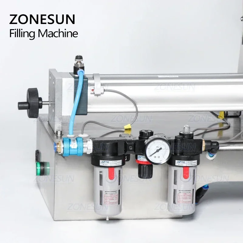 

ZONESUN ZS-GTU1 Chili Sauce Filling Machine Paste Peanut Butter Quantitative Filler Pneumatic Slurry Mixing Filling Machine