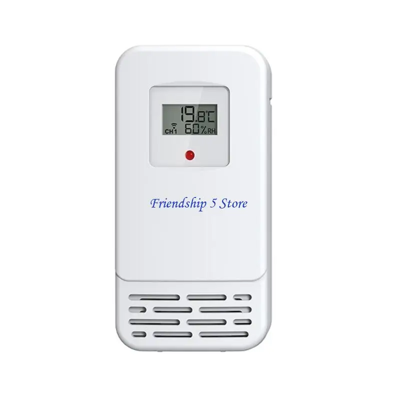 T8WC Wireless Indoor Outdoor Temperature Humidity Monitor Large Screen Window Reminder Data Recording