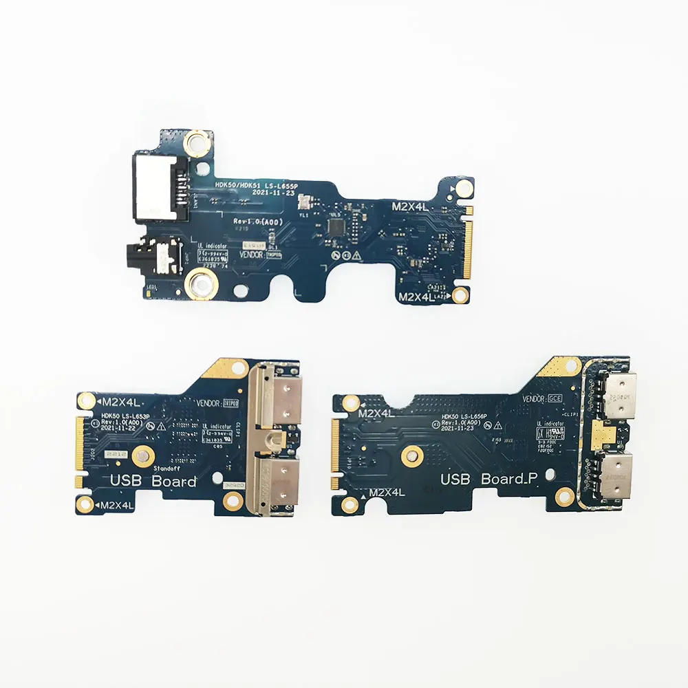 For Dell G15 5520 5521 G16 7620 Laptop IO Audio RJ45 USB Jack Board HDK50 LS-L656P 02P0CY LS-L653P 042C4H LS-L655P 0V9K8D