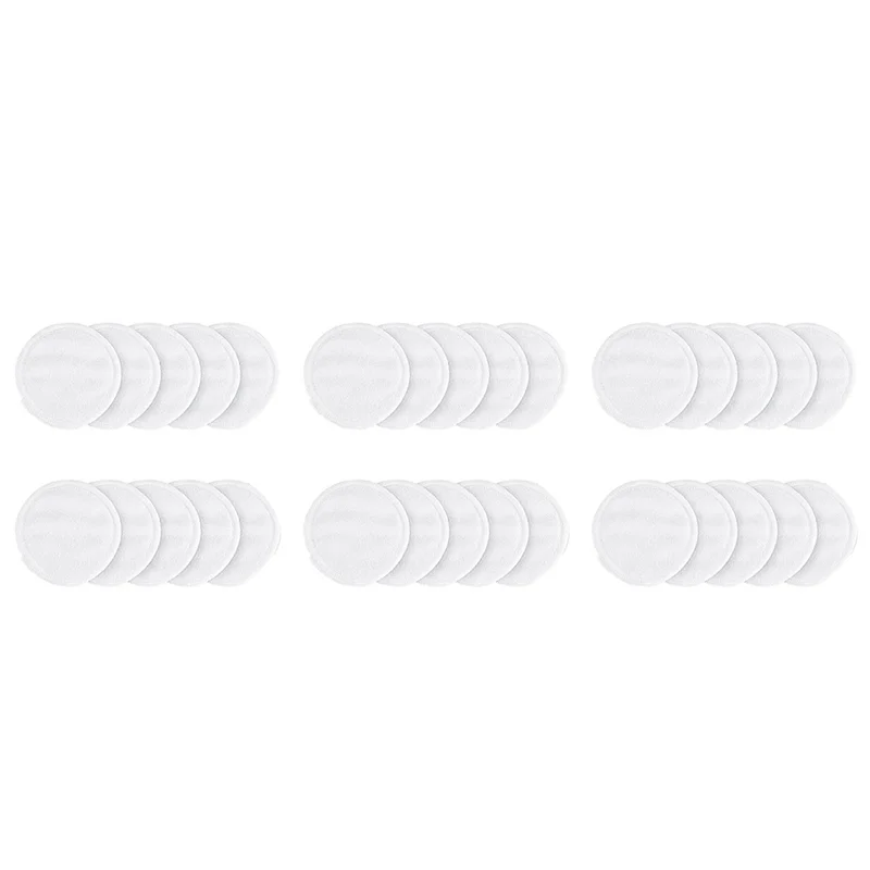 

30Pcs Make Up Remover Pads Washable Cleansing Cotton Reusable Face Wipes Microfiber Natural Bamboo Facial Skin Care-A54Q