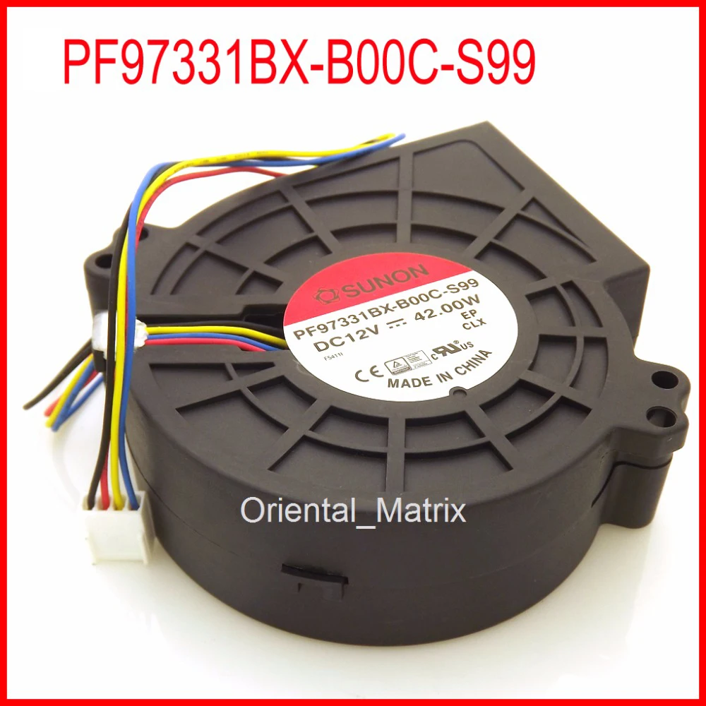 PF97331BX-B00C-S99 DC12V 42.00W 90*90*32mm Ultra Quiet Humidifier Turbo Cooling Fan