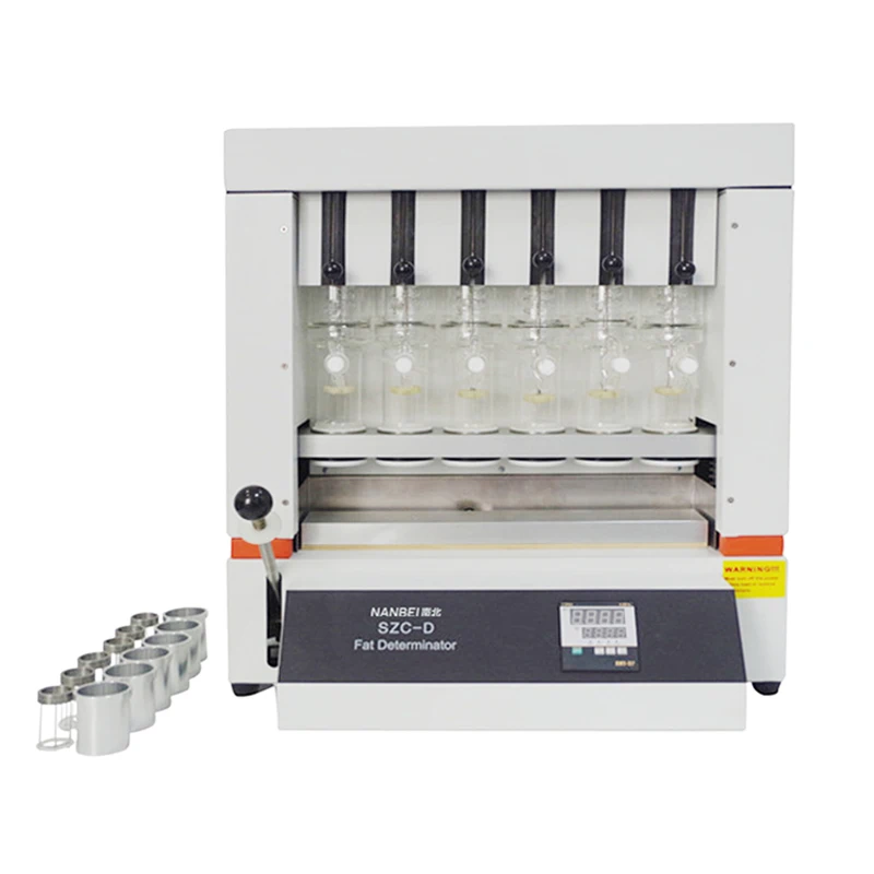 

Lab Fat Analyzer for Food & Feed Crude Fat Determination for Flour Meat Oil Seed