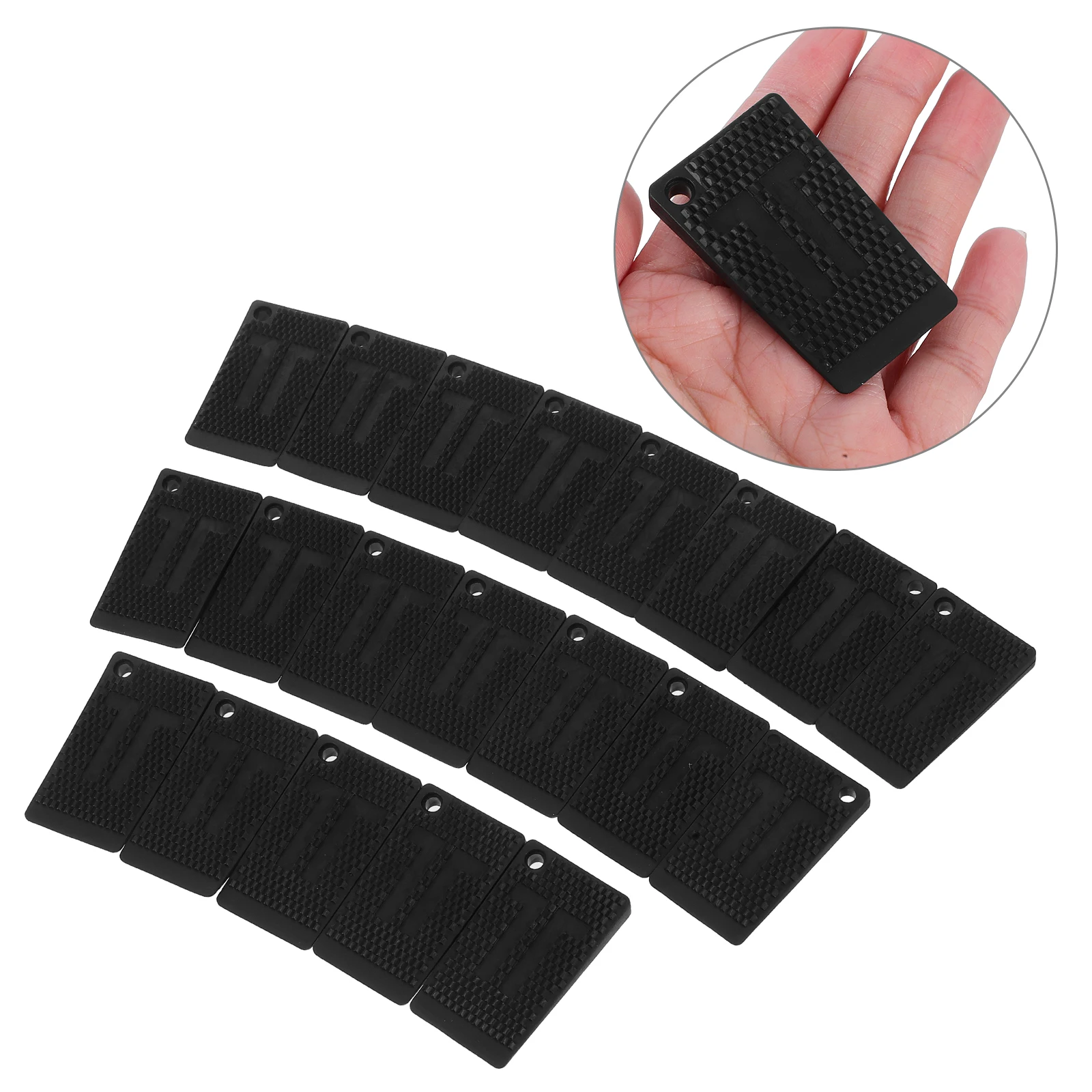 

20 PCS Furniture Leveling Pads Stabilizer Spacers Versatile Balance Adjusters Slip Resistant Protector Sofa Wardrobe Table