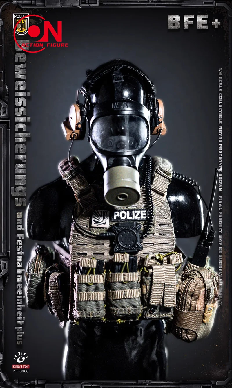 1/6 KING'S TOY KT-8008 Soldato Bambola Azione Operazione tedesca Polizia Set completo Mobile Action Figure Regalo per i fan Da Collezione