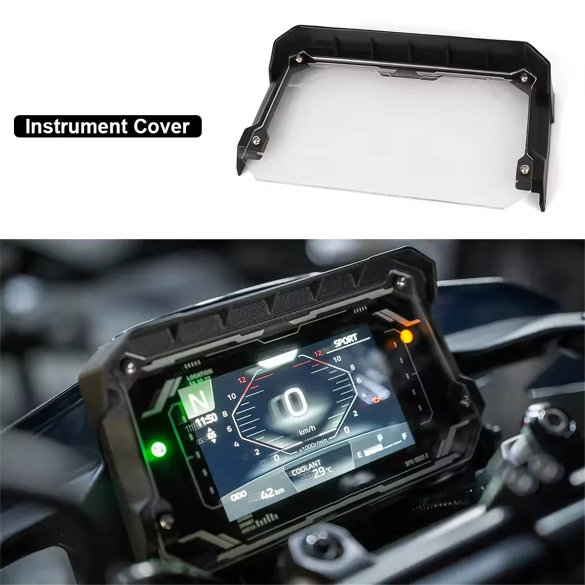 

Крышка прибора мотоцикла Spee eter Guard Case Gauge O eter Защита тахометра для Yamaha MT-09 MT09 2024 2025