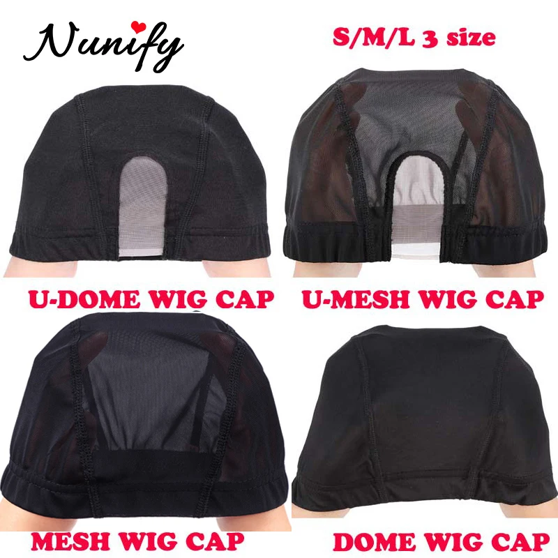 

Small Medium Large Size Bald Cap Mesh Dome Wig Cap U Part Lace Wig Caps For Making Wigs Spandex Wave Cap Wig Base Hairnet