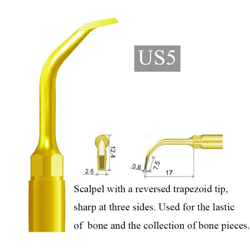 Tandheelkundige Piezo Chirurgie Tip Voor Bot Snijden/Sinus Lifting/Implantaat En Exelcymose Chirurgie Tip Fit Mectron En Specht