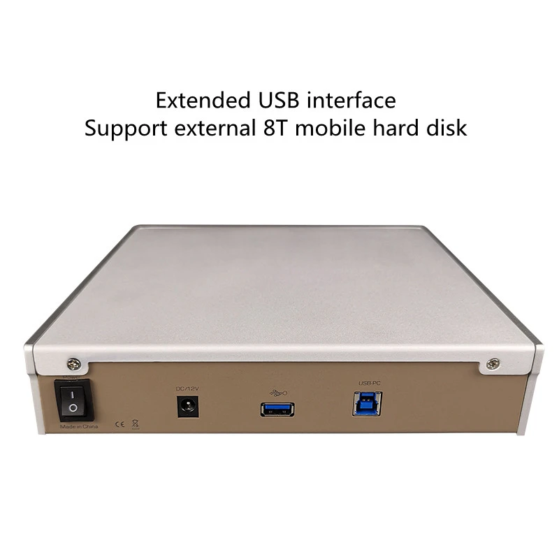 C-085 JF Digital CD-Ripper Read EAC Copy CD Data Then Digital Output USB Supports Plug-in 8T HHD/HDD/SSD to Save App Control