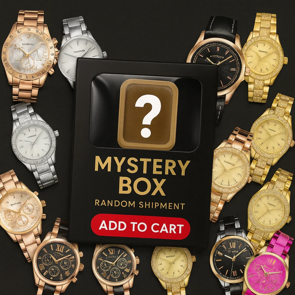 

1pc Watch Blind Box Set, Mysterious Watch Gift Box, Festival Watch Random Mystery Box Gift for Birthday Christmas Halloween