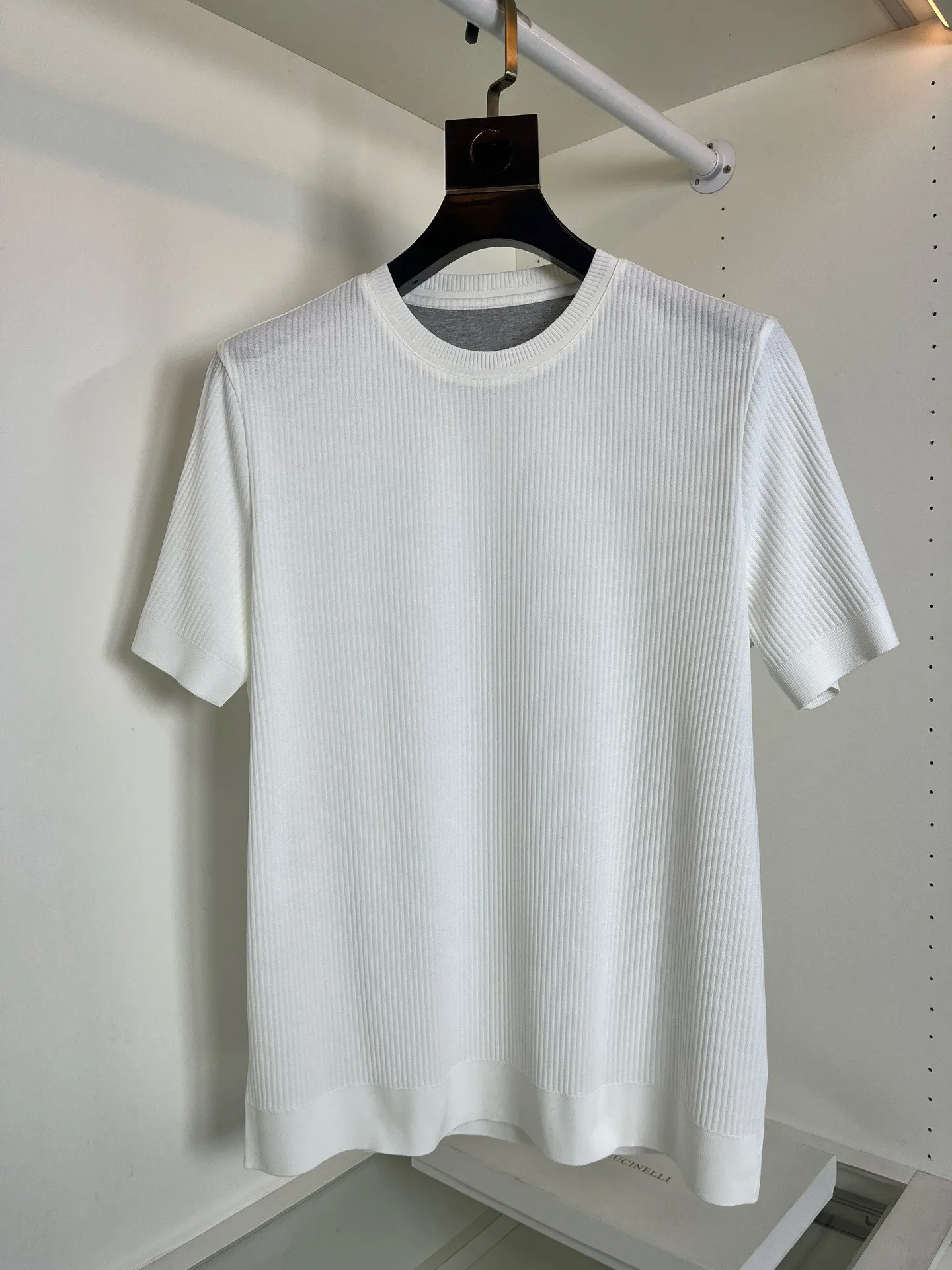 BC old money wind summer long-staple cotton round neck half-sleeved top men's casual short-sleeved T-shirt
