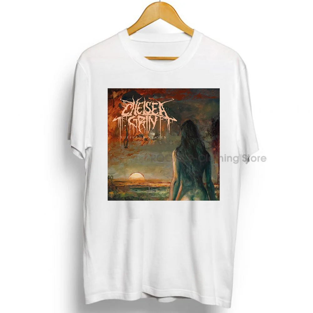 Harajuku Deathcore Metal Band Chelsea Grin Printed T-shirt Summer 100% Cotton  Unisex Funny Daily Casual T Shirt Streetwear Tops