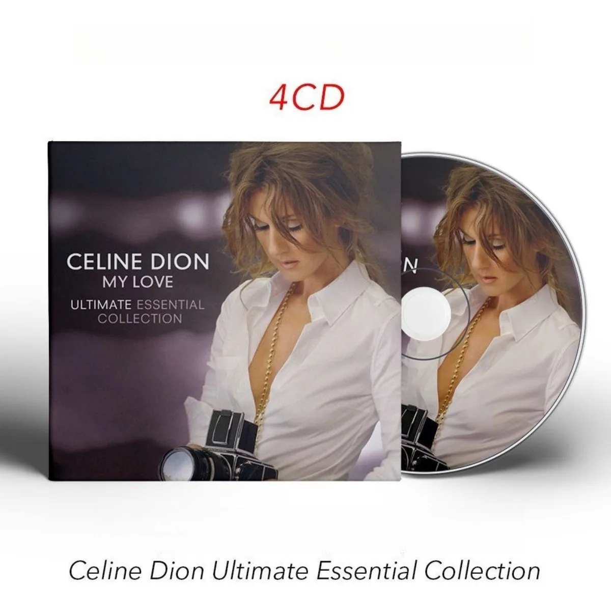 

Celine Dion My Love Ultimate Essential Collection Music CD, Classic Pop Vocal Compilation Physical Disc, Only CD