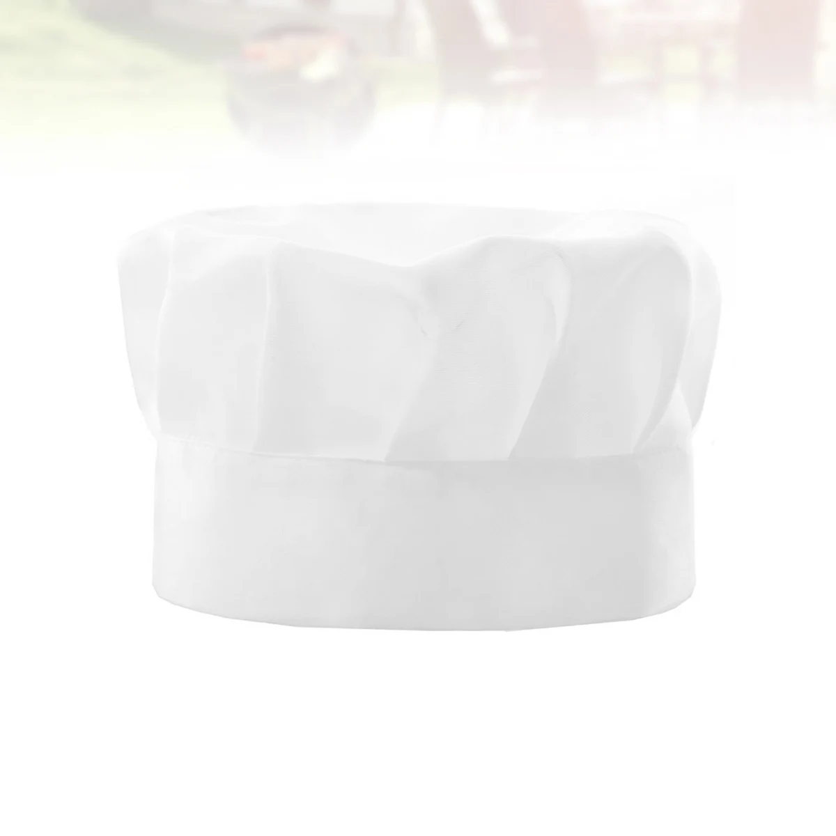 

Fabric Bouffant Mushroom Adjustable Chef Hat For Restaurant Hotel School Workwear Cap Comfortable Durable Soft High Temperature