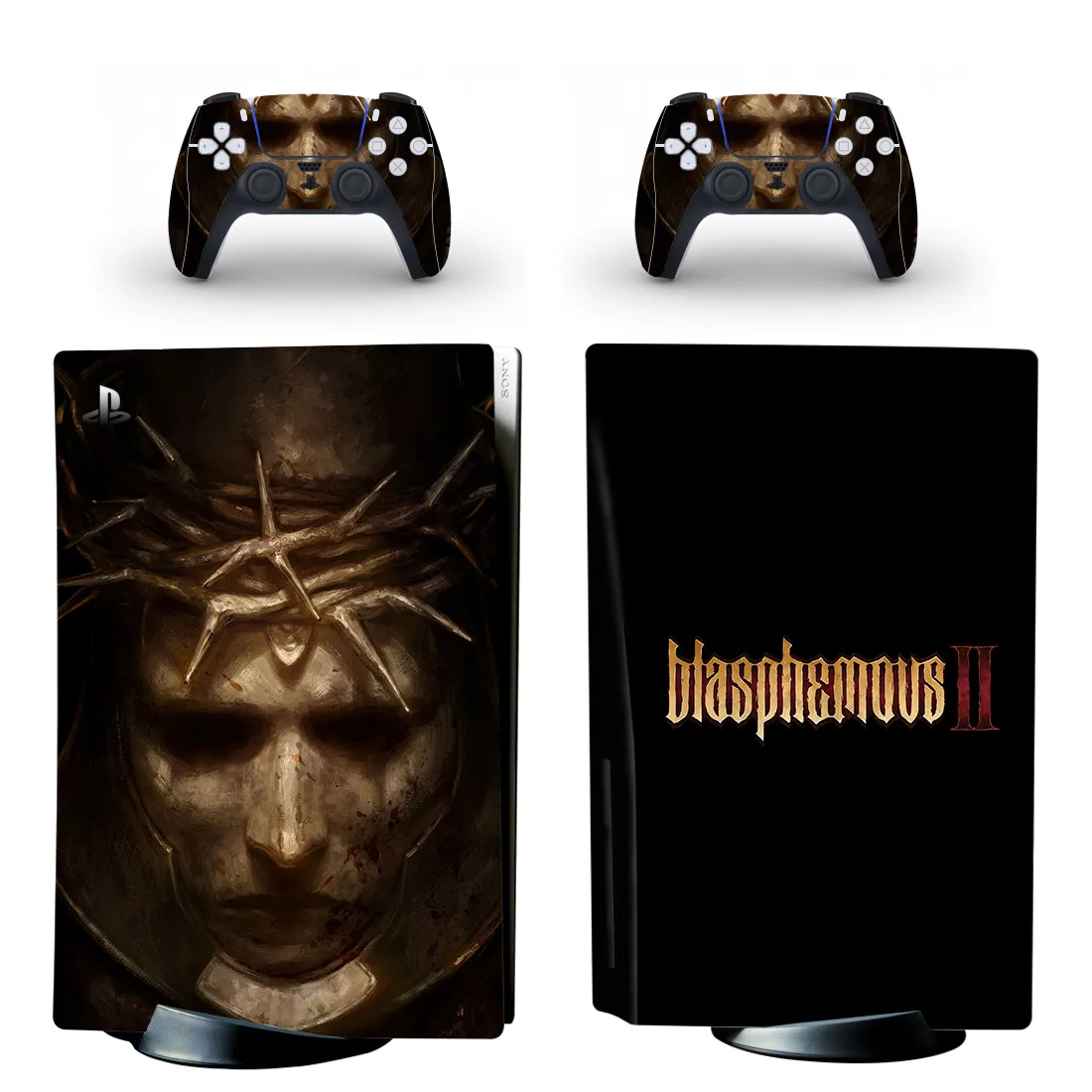 vinil-skin-sticker-para-console-controller-decal-cover-para-ps5-disk-blasfemo-2-ps5-disc-protector