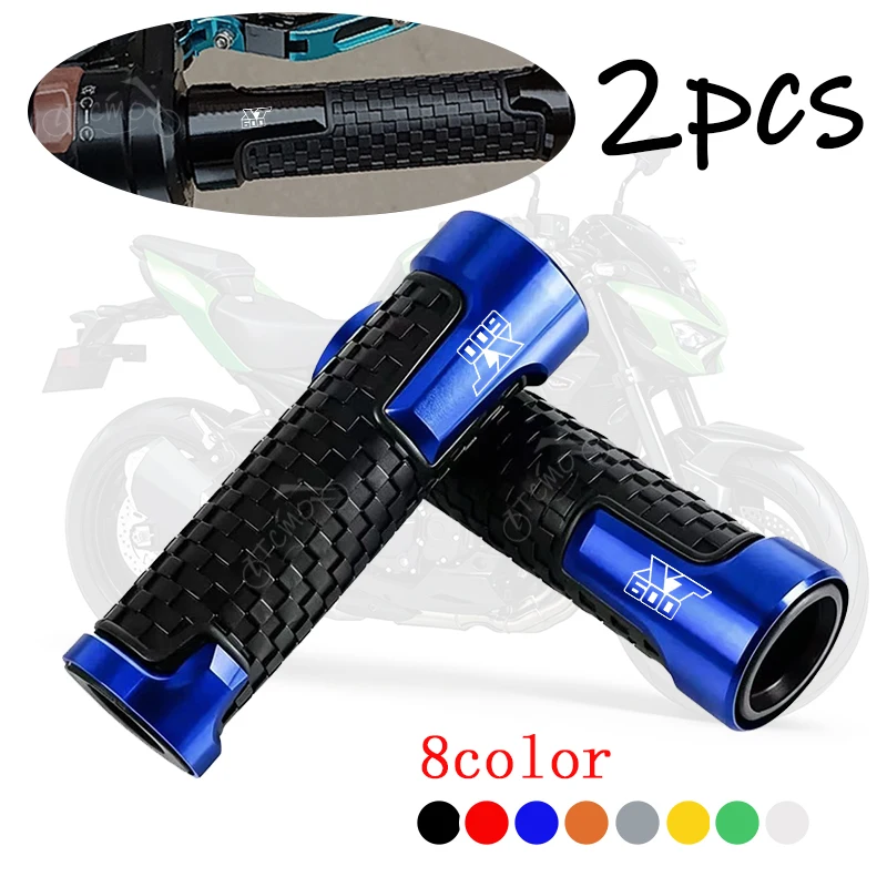 For Yamaha XT600 XT 600 1984 1985 1986 XT600Z 600E Motorcycle Handlebar Grips CNC aluminum Rubber Hand Thruster Grips