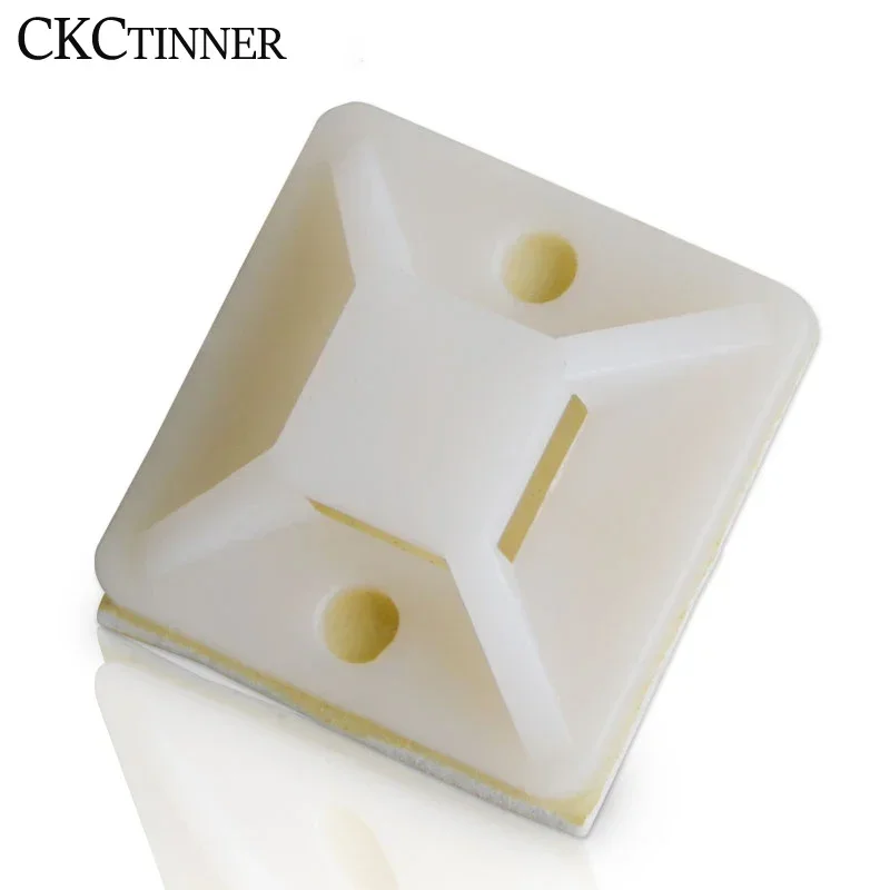 100 шт., самоклеящиеся крепления для кабелей