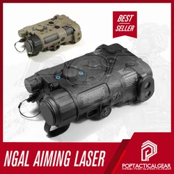 NGAL Laser IR Illuminator & Red Laser/Green Laser Aiming 350 Lumen Wihte LED Flashlight Made By Nylon for Airsoft Tactical