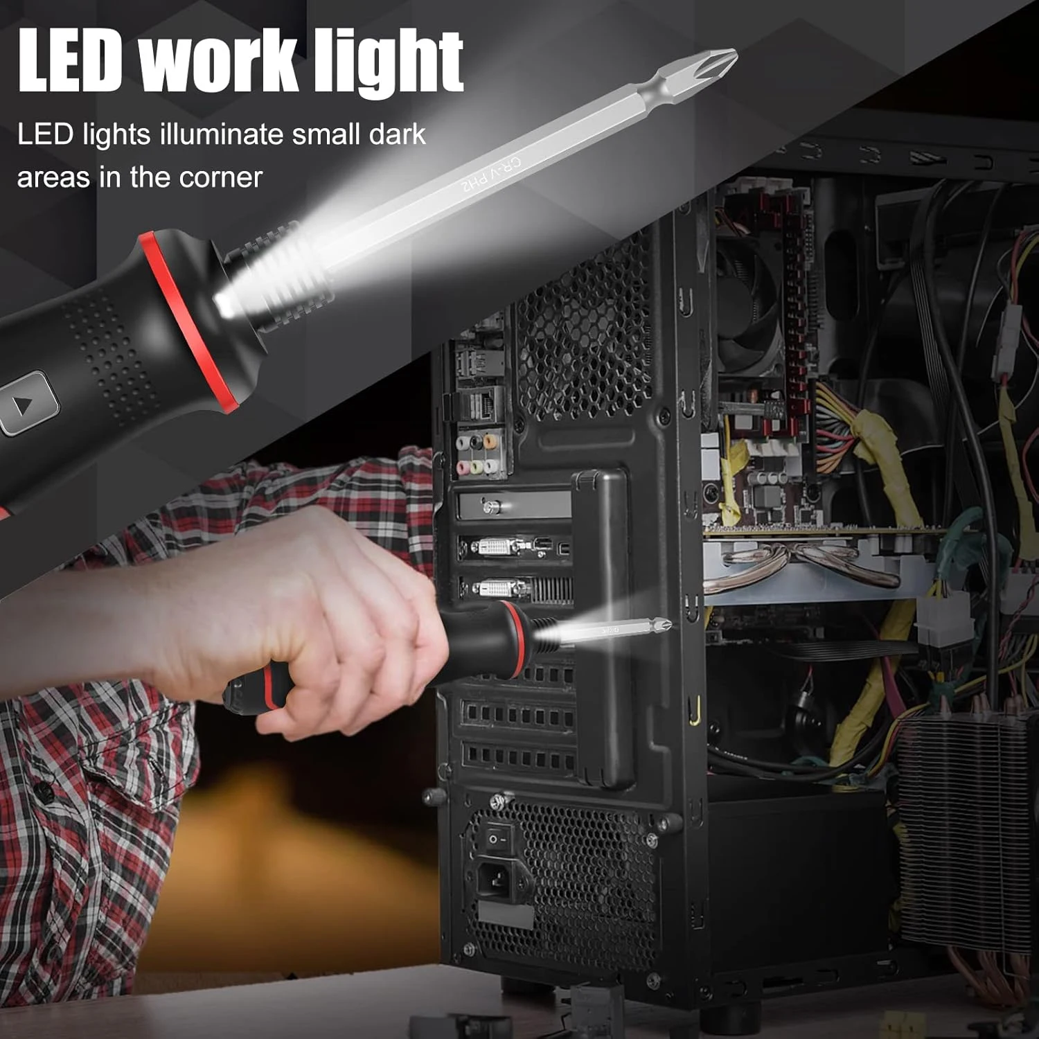 3.6 فولت مفك كهربائي لاسلكي مجموعة قوية 2000 مللي أمبير قابلة للشحن مفك مجموعة المنزلية السيارات مفك مسامير إصلاح الكمبيوتر