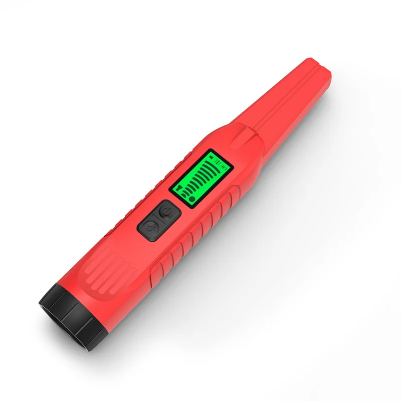 A55T Portable Handheld Gold Metal Detector Pinpointing With LED Light IP54 Waterproof 360° Strong Induction Detector