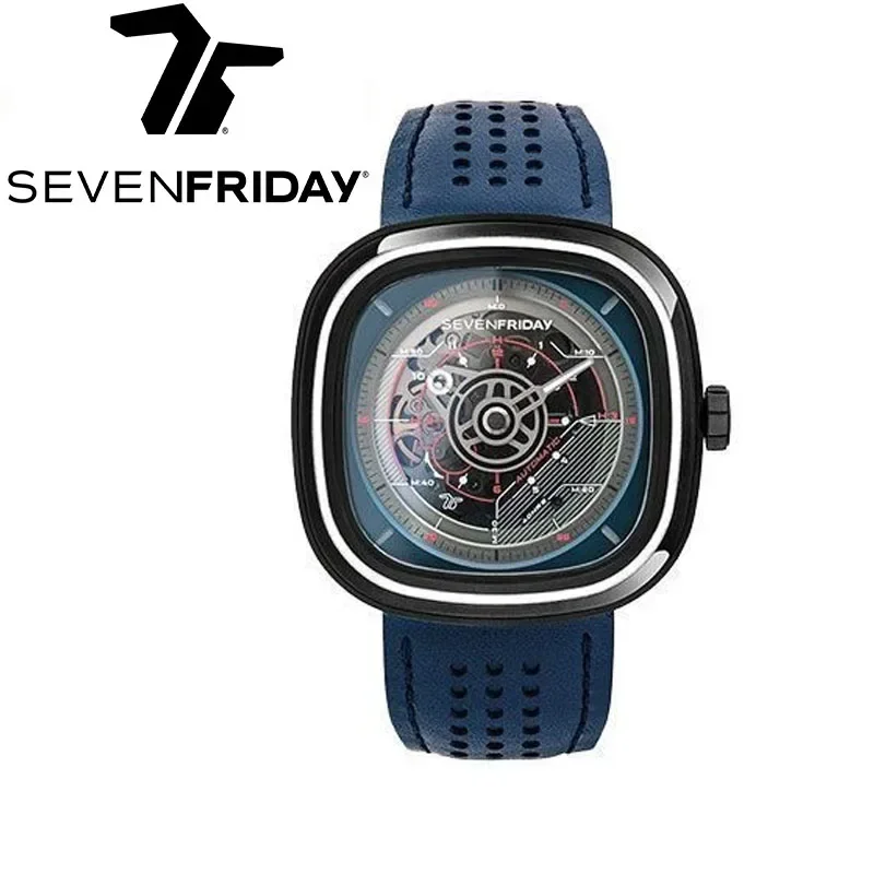 SEVENFRIDAY watch T1/01 men\'s fully automatic mechanical watch T series waterproof fashion men\'s watch luxury brand mature men