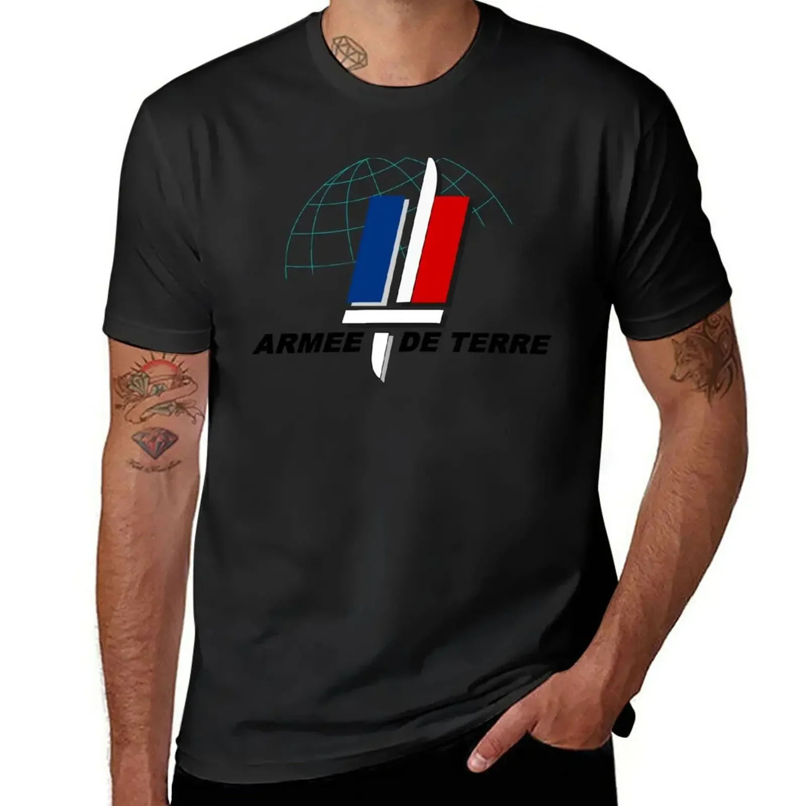 New FRENCH ARMEE DE TERRE FRANCE FAF T-Shirt Short Sleeve Tee Funny T Shirt Mens Champion Round Neck Hot Sale Sweatshirt Fashion