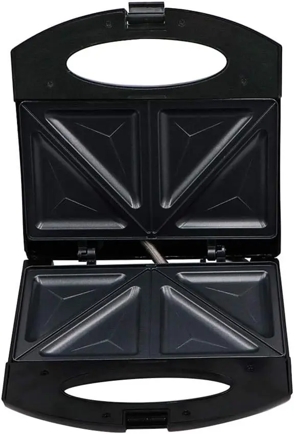 

750W Electric Sandwich Machine Fully Automatic Non-Stick Pan Bubble Egg Cake Oven Household Breakfast Waffle Maker