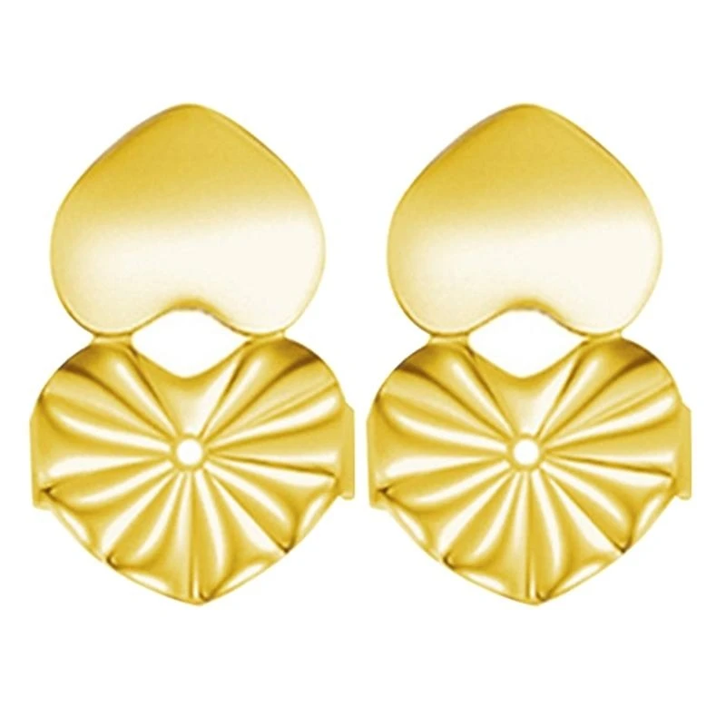 Pack C71D 10 boucles d'oreilles lourdes Heart Support Support Sturdy Plug retenue Boucle d'oreille Boucle d'oreilles pour