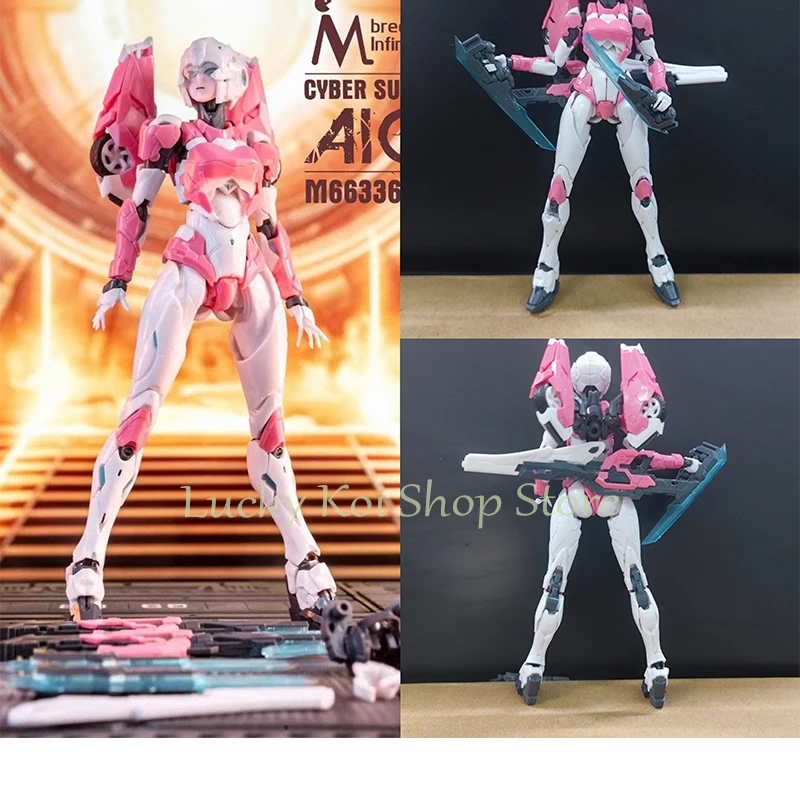 Meili Infinity  Arcee Assemble the model M66336 AICY Cyber Succubus KO Version Model Kit Assembled Mech Action Figure Gifts Toys