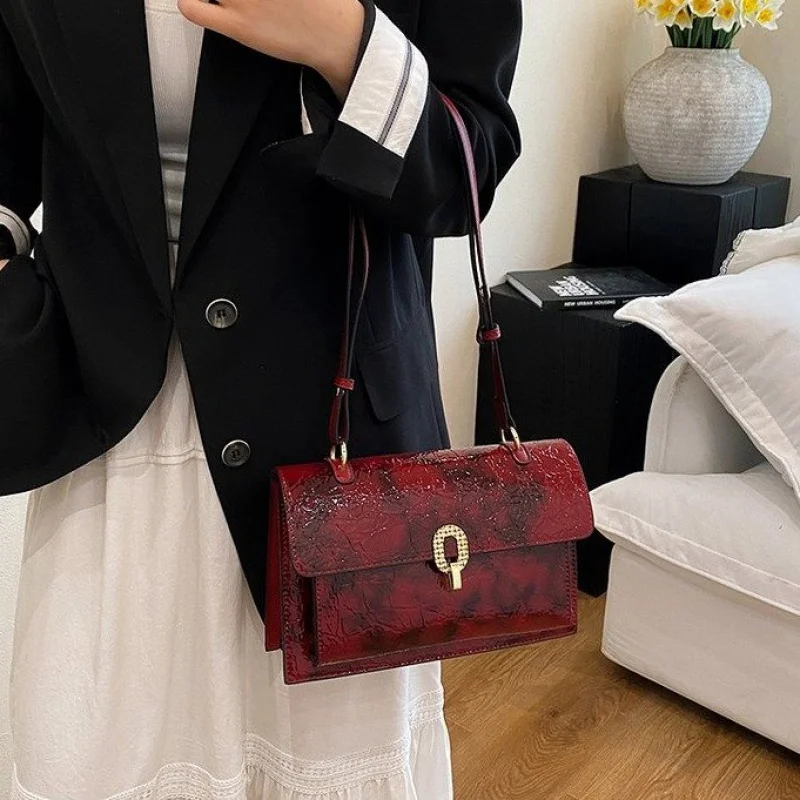 

Классическая популярная женская кожаная сумка через плечо, сумка-мессенджер, элегантная сумка из роскошного бренда, известный дизайнер для женщин