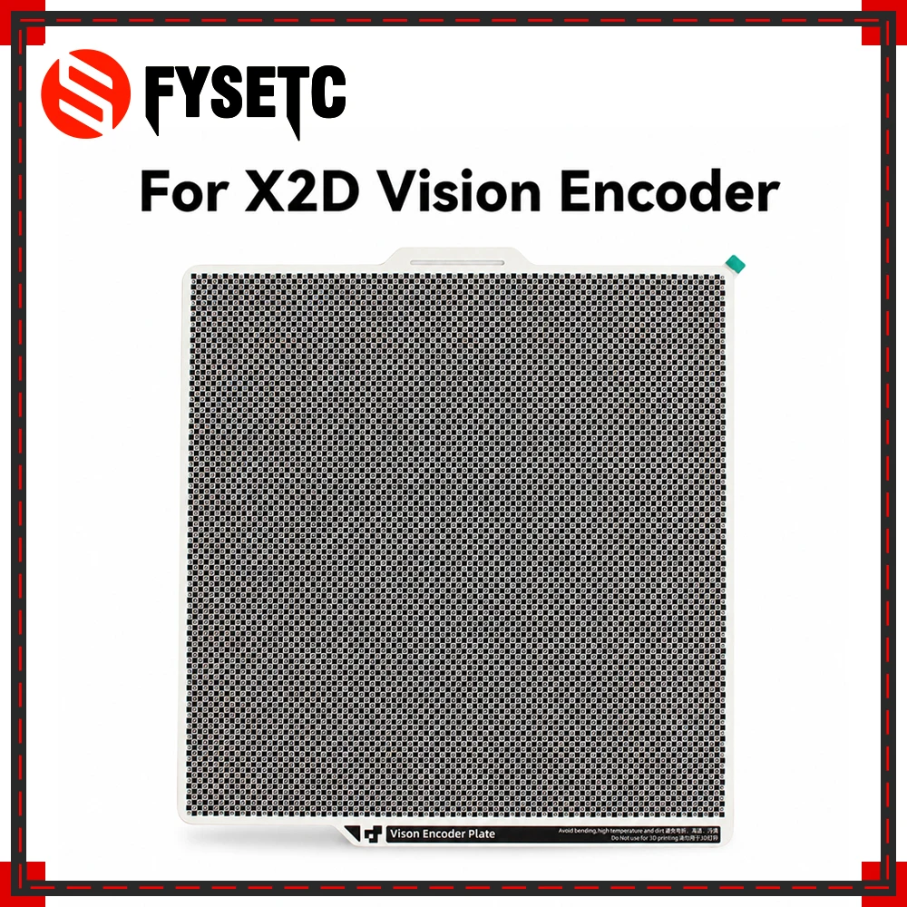 For Bambu X2D Vision Encoder Plate  Magnifies Accuracy Advantage Rapid Calibration Ensures Precision For Bambu X2D 3D Printer