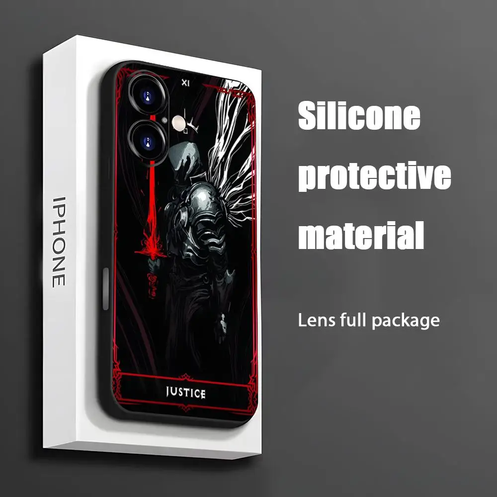 Популярный чехол для телефона Cool Diablo IV Game для iPhone 16, 15, 14, 13, 12, 11 X XR XS 8 Plus Mini Pro Max, мягкий черный противоударный чехол