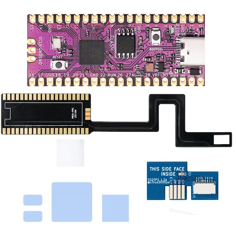 For NGC Picoboot FPC Flex Cable+SD2SP2 Adapter For Raspberry Pi Pico Flex Cable For Gamecube NGC Game Console DOL-001 D