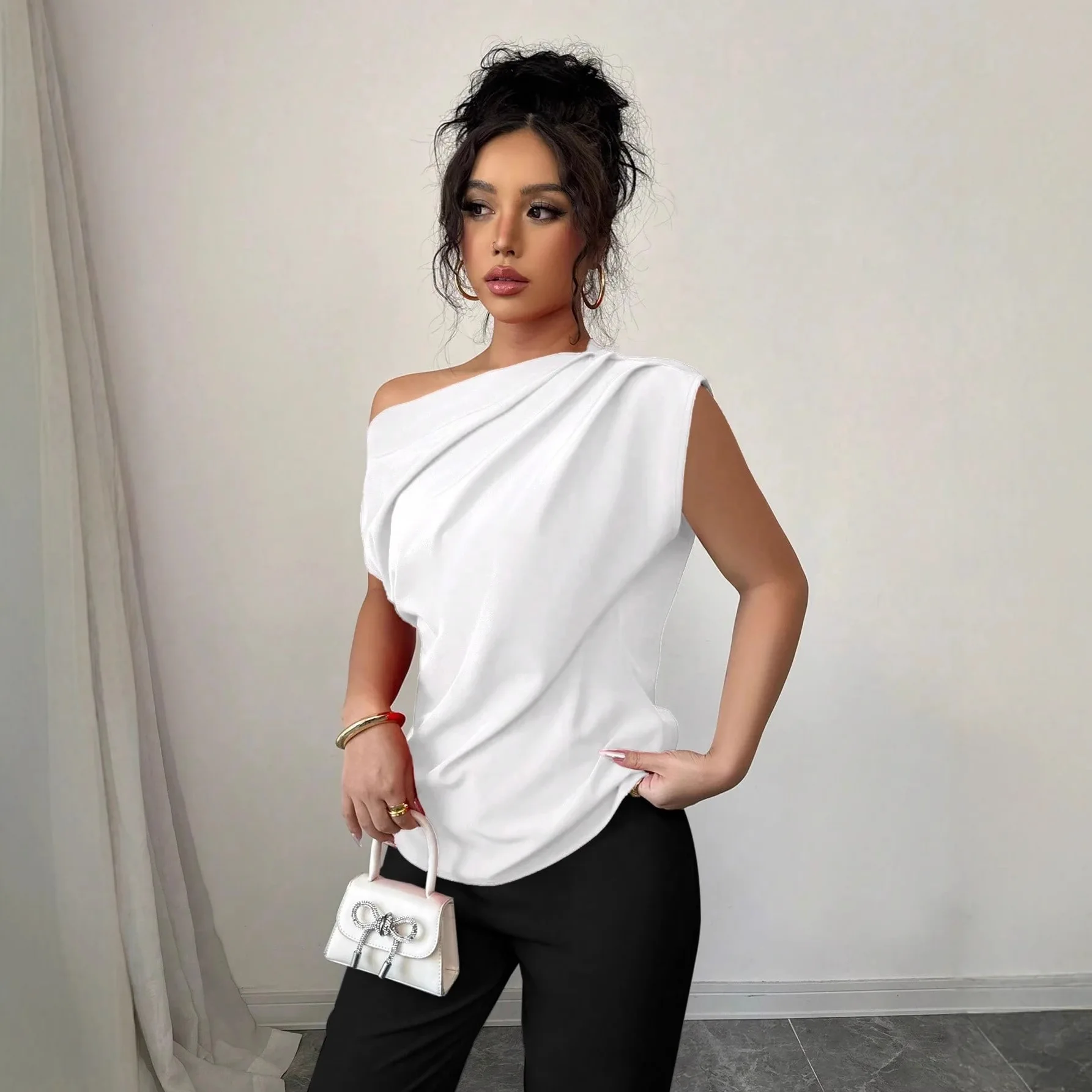 Sexy And Fashionable Off-shoulder Top For Women Evening Dresses Outfits Vestidos Sexy Clothing