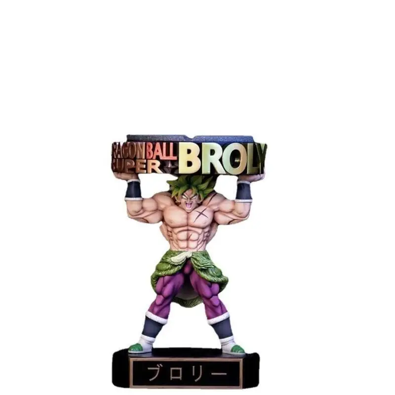 Cenicero de Anime Dragon Ball, Broly, Artículos Periféricos, Decoración de Escritorio, Almacenamiento de Ceniza para el Hogar, Regalos Creativos de Cumpleaños para Niños