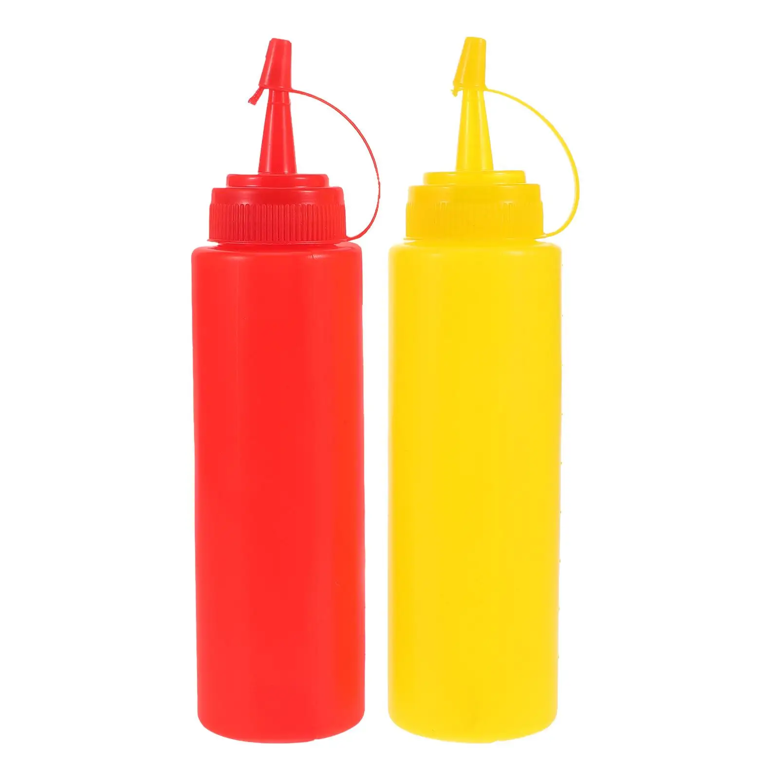 

2 Pcs Tricky Ketchup Bottle Liquid Fart Spray Convenient Chef Squeeze and Mustard Plastic