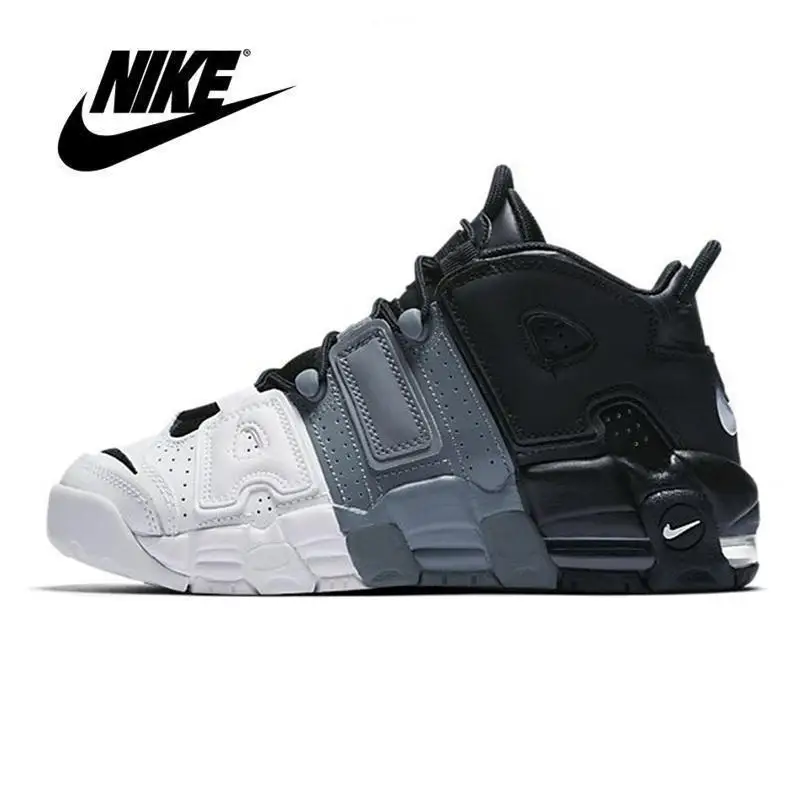 

Лидер продаж 2023, женские мужские кроссовки Nike Air More Uptempo, черные трехцветные уличные спортивные туфли, дышащие кроссовки OA