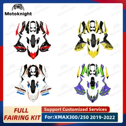 Motorcycle Fairing Kit Fit For Yamaha XMAX300 XMAX250 2019 2020 2021 2022 Full Set Fairings Painted Bodywork New ABS Plastic