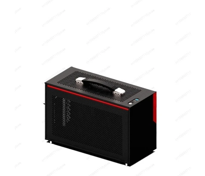 

Настольный корпус с воздушным охлаждением Портативная настольная длинная видеокарта ITX Маленький корпус Длинная видеокарта