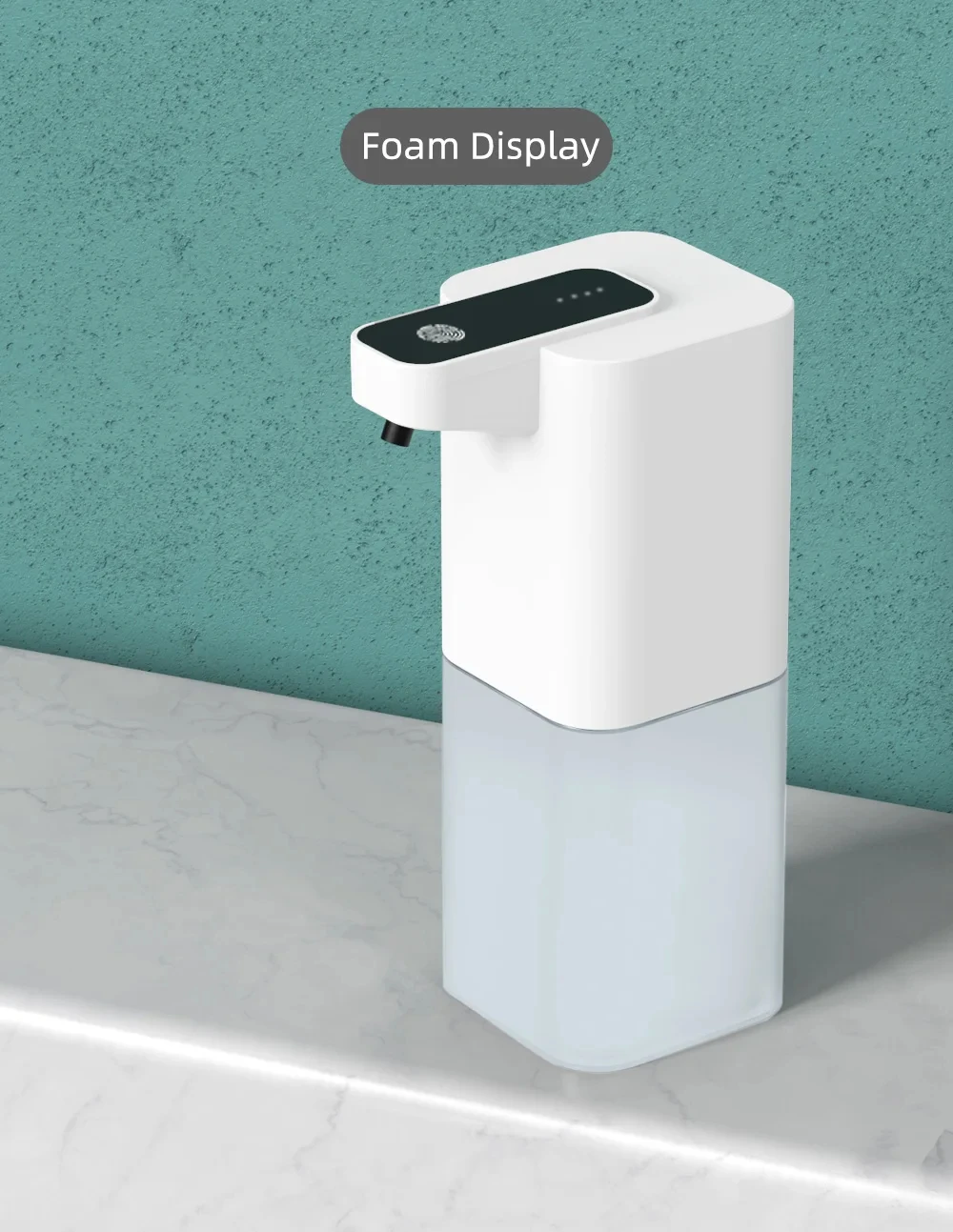 Touchless Automatic Foam Hand Sanitizer Dispenser USB Rechargeable Infrared Induction Soap Pump Bathroom Kitchen Use