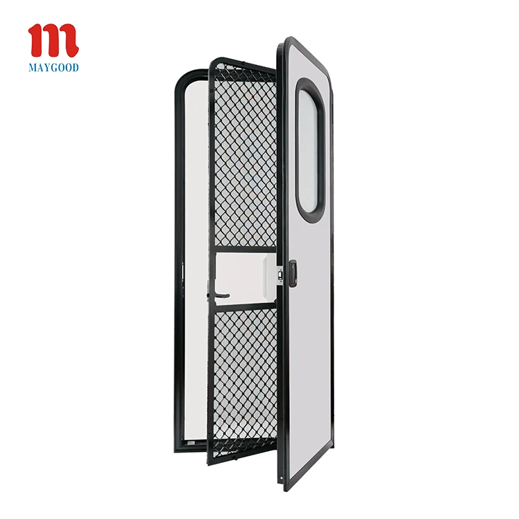

Best Price 610x1800 American Style RV Door Aluminum Entrance Door for Camper Trailer Motorhome Custom Sizes