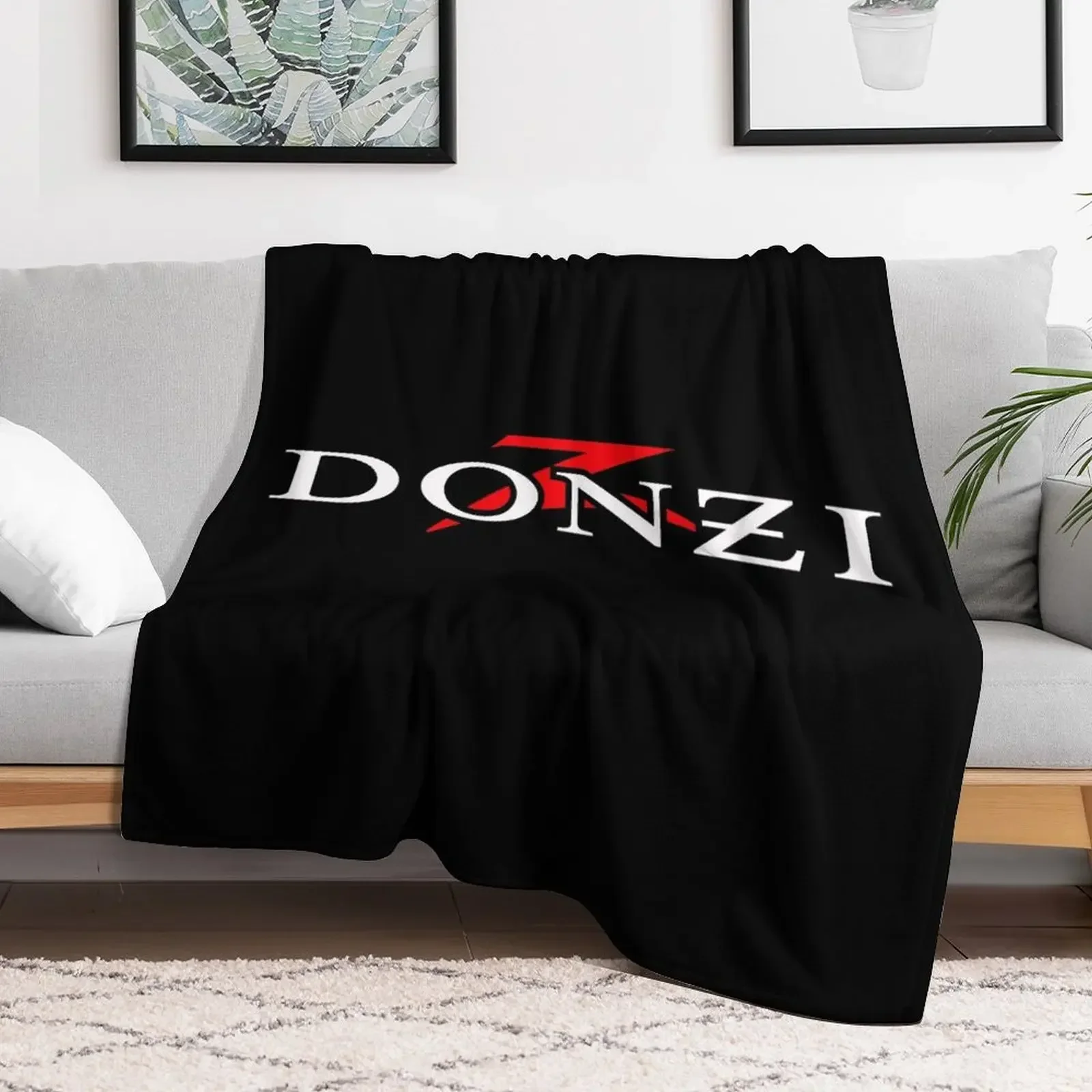 Donzi Boat POCKET SIDE Throw Blanket Furry Soft Beds Blankets