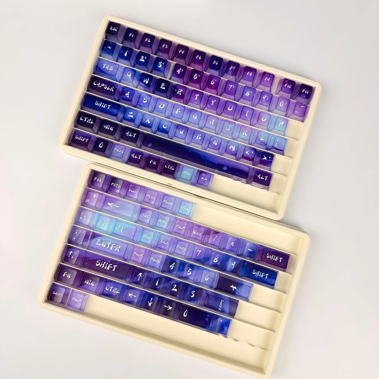 Bitter Winter Harbor/Bow Creek Valley Original factory smudged 5-sided misty mechanical keyboard keycaps Original factory suppor