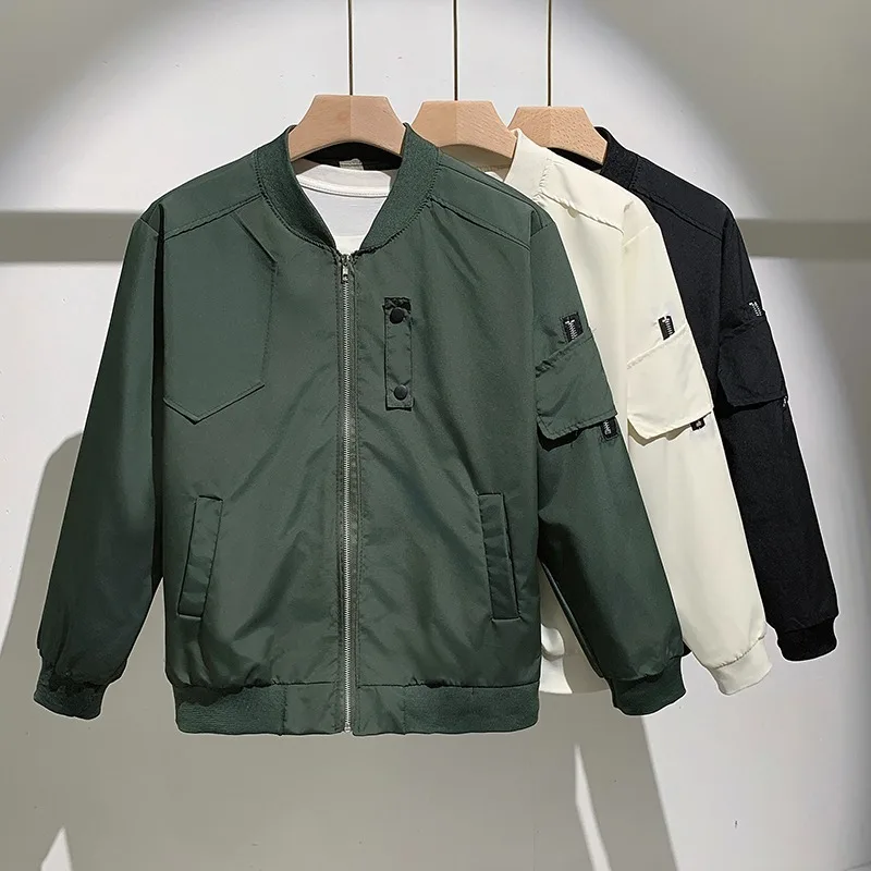ملابس رجالية معطف الربيع والخريف الرجال جواكت شتوية رجل مبيعات السترات الحرم الجامعي زي بيسبول رجالي سترة واقية معاطف #1
